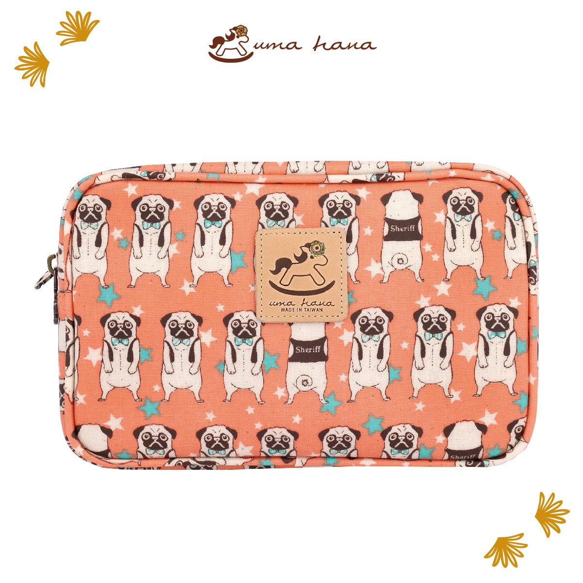 Sheriff Pug - Coral