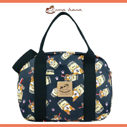 Bubble Tea Corgi - Navy